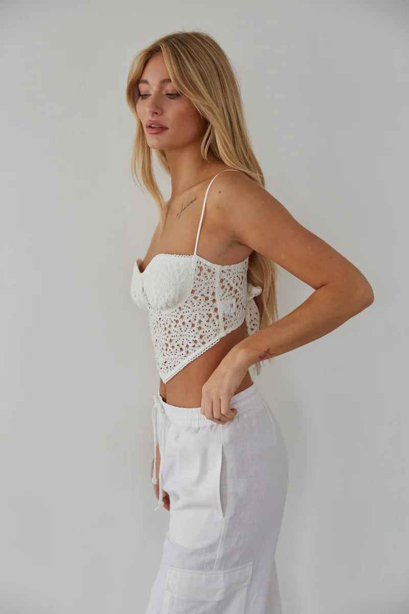 Mae Lace Crop Top