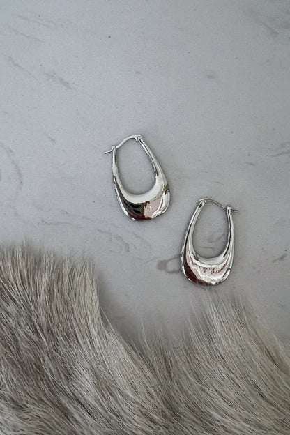 Melonie Geometric Hoop Earrings