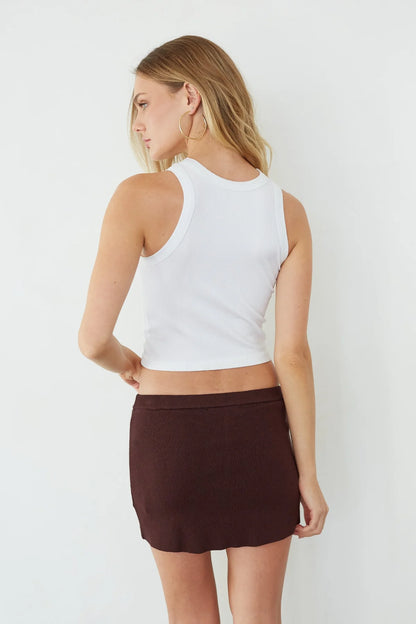 Elijay Knit Mini Skort