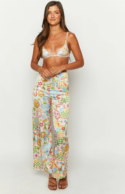 Mykonos Euro Summer Print Pants