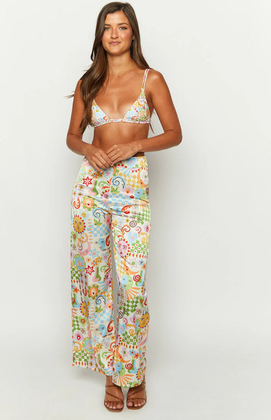 Mykonos Euro Summer Print Pants
