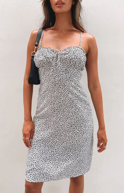 Love Me Tender Twist Dress Animal