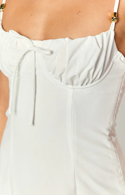 Kayla White Maxi Dress